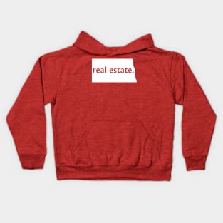 North Dakota State Real Estate T-Shirt Kids Hoodie